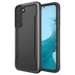 Raptic ShieldPro Tough Rugged Rear Case Cover For Samsung Galaxy S23 - Black