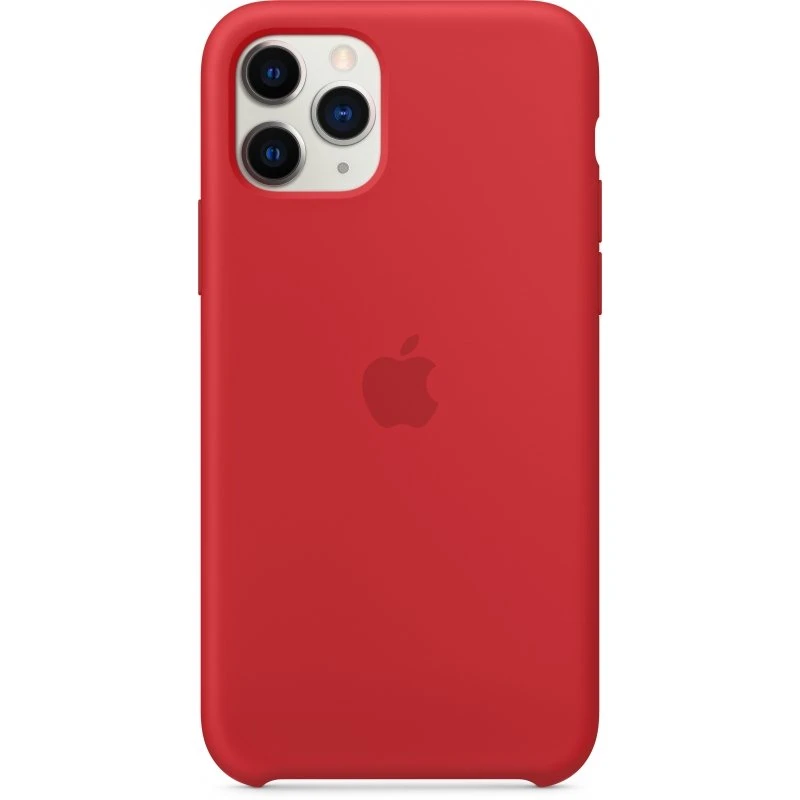 Official Apple Silicone Rear Case Cover For Apple IPhone 11 Pro - Red - Image 2