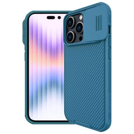 Nillkin CamShield Pro MagSafe Lens Protector Case For IPhone 14 Pro - Blue