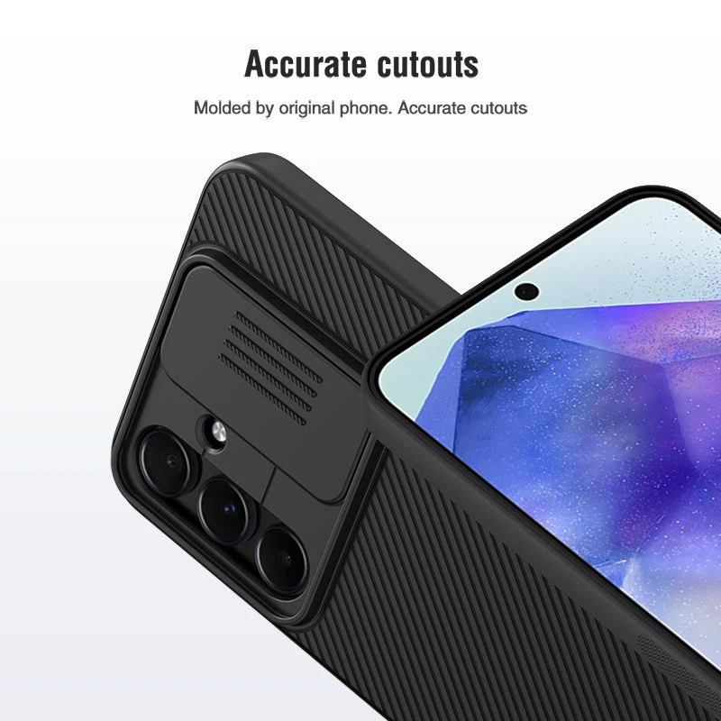 Nillkin CamShield Pro Lens Protector Case Cover For Samsung Galaxy A16 5G - Black - Image 7