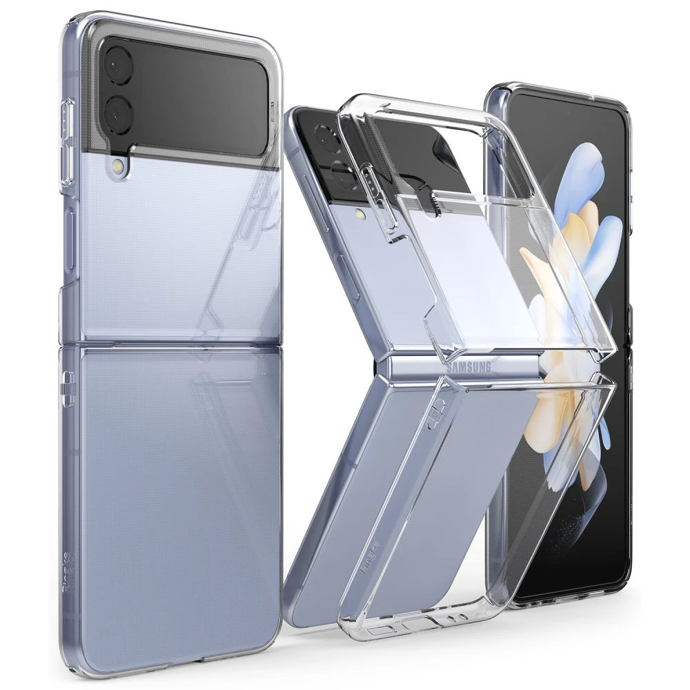 Ringke Slim Protective Hard Rear Case Cover For Samsung Galaxy Z Flip4 5G - Clear - Image 2