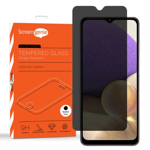 Screen Genie Privacy Tempered Glass Screen Protector For Samsung Galaxy A03
