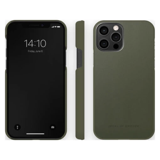 IDeal Of Sweden Stylish Ateliar Rear Case Cover For Apple IPhone 12/12 Pro - Intense Khaki
