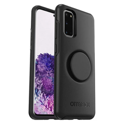 Otterbox Symmetry Tough PopSockets Stand Case For Samsung Galaxy S20 / S20 5G - Black
