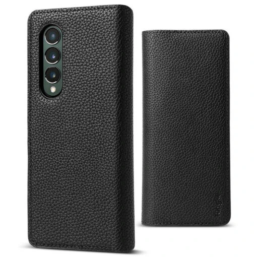 Ringke Signature Folio Case Cover For Samsung Galaxy Z Fold3 5G - Black, Standard