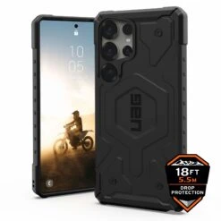 Urban Armor Gear (UAG) Pathfinder MagSafe Tough Case Cover For Samsung Galaxy S25 Ultra - Black