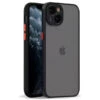 Armoured™ Camera Shield Lite Case Cover For IPhone 14 & 13 - Black / Red