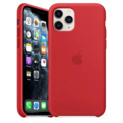 Official Apple Silicone Rear Case Cover For Apple IPhone 11 Pro - Red