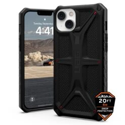 Urban Armor Gear (UAG) Monarch Tough Rugged Case For Apple IPhone 14 Plus - KEVLAR Black