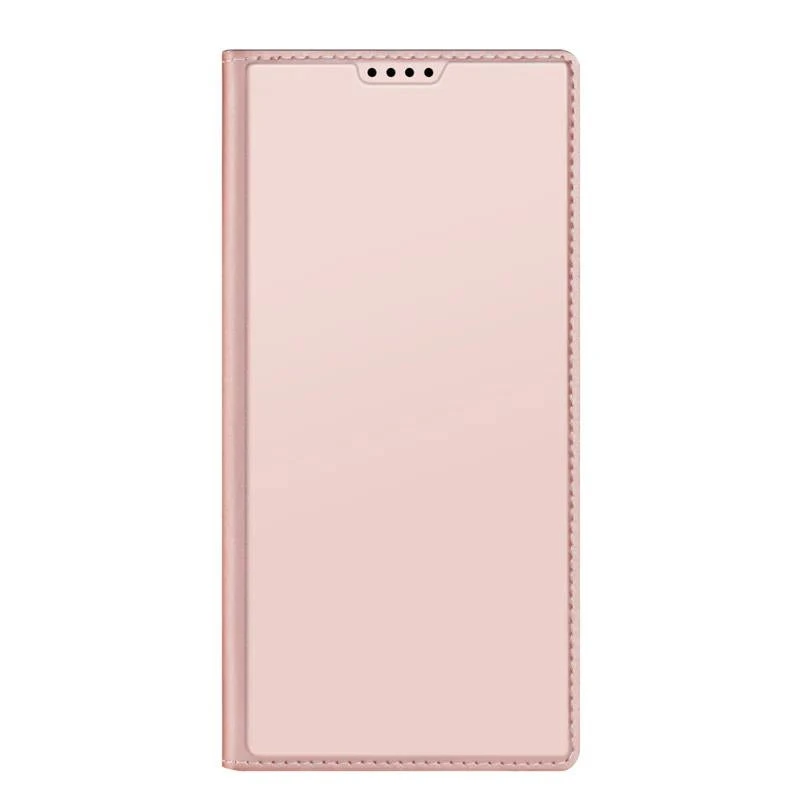 DUX DUCIS Skin Pro Faux Leather Wallet Flip Case For Samsung Galaxy S25 Ultra - Rose Gold - Image 3