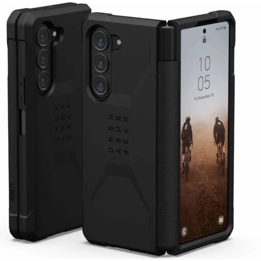 Urban Armor Gear (UAG) Civilian Tough Case For Samsung Galaxy Z Fold5 5G - Black