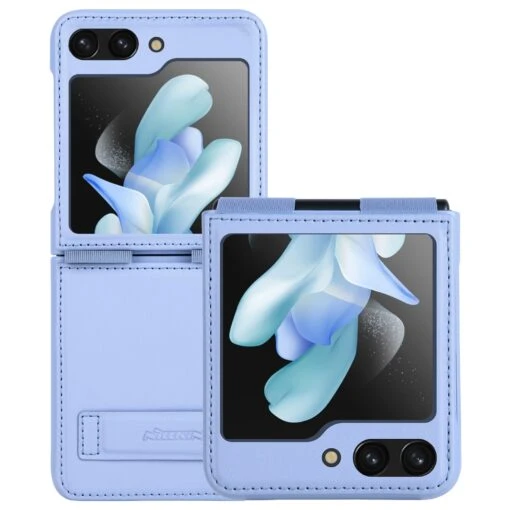 Nillkin Qin Leather Book Case Cover For Samsung Galaxy Z Flip5 5G - Purple