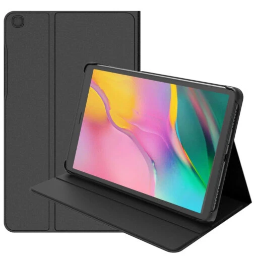 Official Samsung Tough Rear Folio Book Case Cover For Galaxy Tab A 8.0" - Black