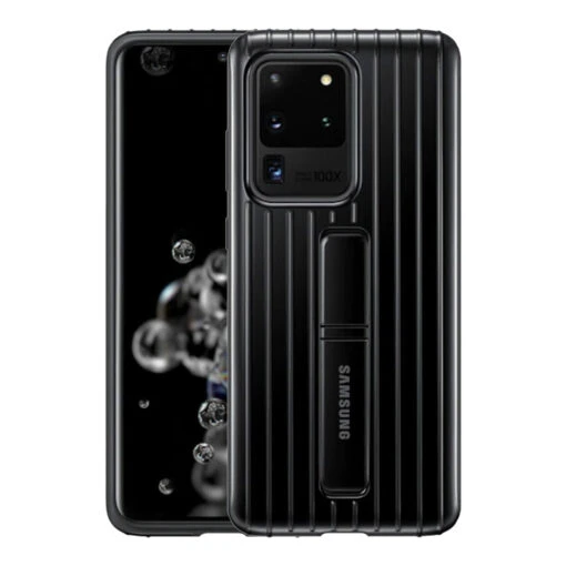 Official Samsung Protective Standing Cover For Galaxy S20 Ultra 5G - Black