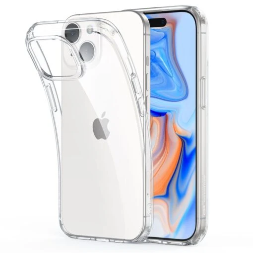 ESR Project Zero Transparent Slim Case Cover For Apple IPhone 15 - Clear