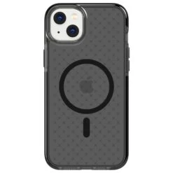 Tech21 Evo Check Tough MagSafe Rear Case Cover For Apple IPhone 14 Plus - Smokey Black