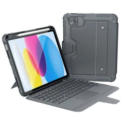 Nillkin Bumper Combo Tough Keyboard Case For Apple IPad 10.9 2022 (Backlit Version) - Grey