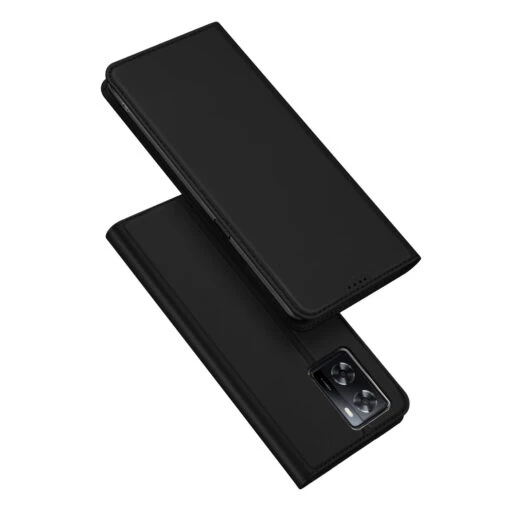 DUX DUCIS Skin Pro Wallet Flip Case For OPPO A57 4G / A57s / A77 4G - Black