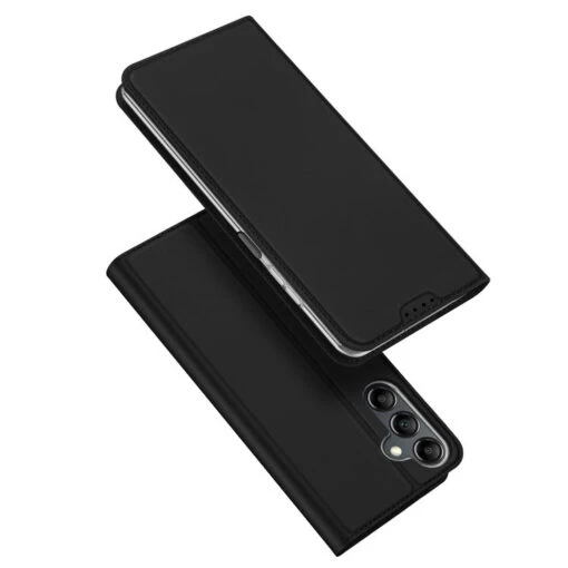 DUX DUCIS Skin Pro Faux Leather Wallet Flip Case For Samsung Galaxy A25 5G - Black