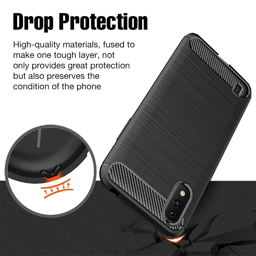 Flexi Carbon Rear Case For Samsung Galaxy A51 - Black - Image 3