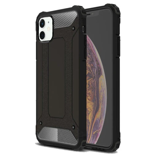 Tactical Tough Rear Case For Apple IPhone 11 - Black