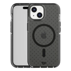 Tech21 EvoCheck Tough MagSafe Rear Case Cover For Apple IPhone 15 - Smokey Black