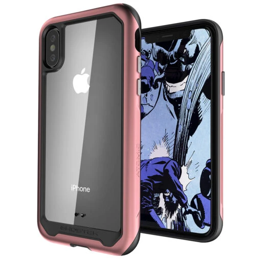 Ghostek ATOMIC SLIM2 Aluminum Tough Case Cover For Apple IPhone X / XS - Pink