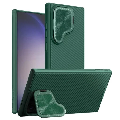 Nillkin CamShield Prop Lens Protector Magnetic Case Cover For Samsung Galaxy S24 Ultra - Green