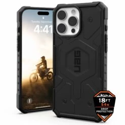 Urban Armor Gear (UAG) Pathfinder MagSafe Tough Case Cover For Apple IPhone 16 Pro - Black