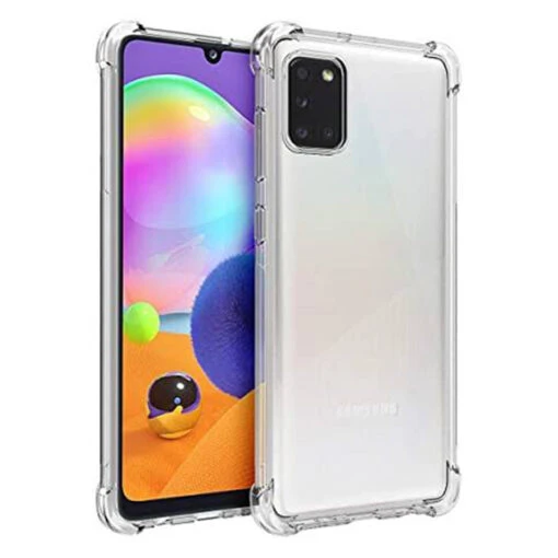 Clear Tough Rear Case For Samsung Galaxy A31 - Transparent