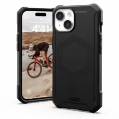 Urban Armor Gear (UAG) Essential Armor MagSafe Tough Case For IPhone 15 - Black