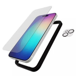 Tech21 Impact Glass Screen Protector & Camera Protection Bundle For IPhone 15 Plus