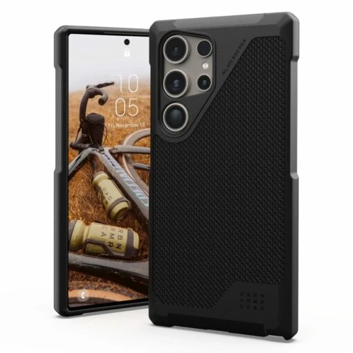 Urban Armor Gear (UAG) Metropolis LT MagSafe Case For Samsung Galaxy S24 Ultra - Kevlar Black
