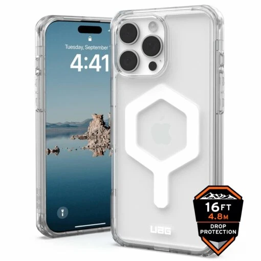 Urban Armor Gear (UAG) Plyo MagSafe Tough Case Cover For Apple IPhone 16 Pro - Ice
