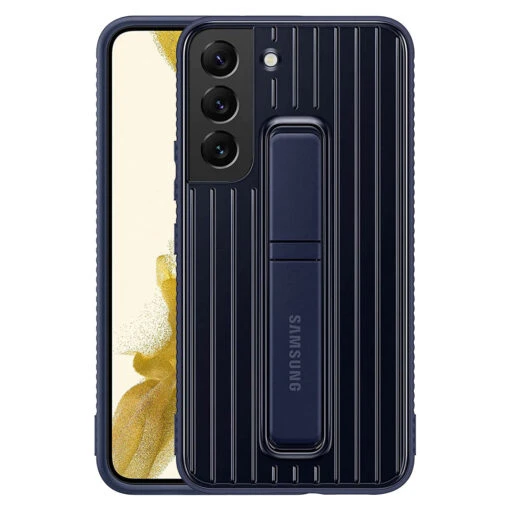 Official Samsung Protective Standing Cover For Galaxy S22+ Plus 5G - Navy