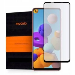 Mocolo TG+ Full Tempered Glass Screen Protector For Samsung Galaxy A21s - Black