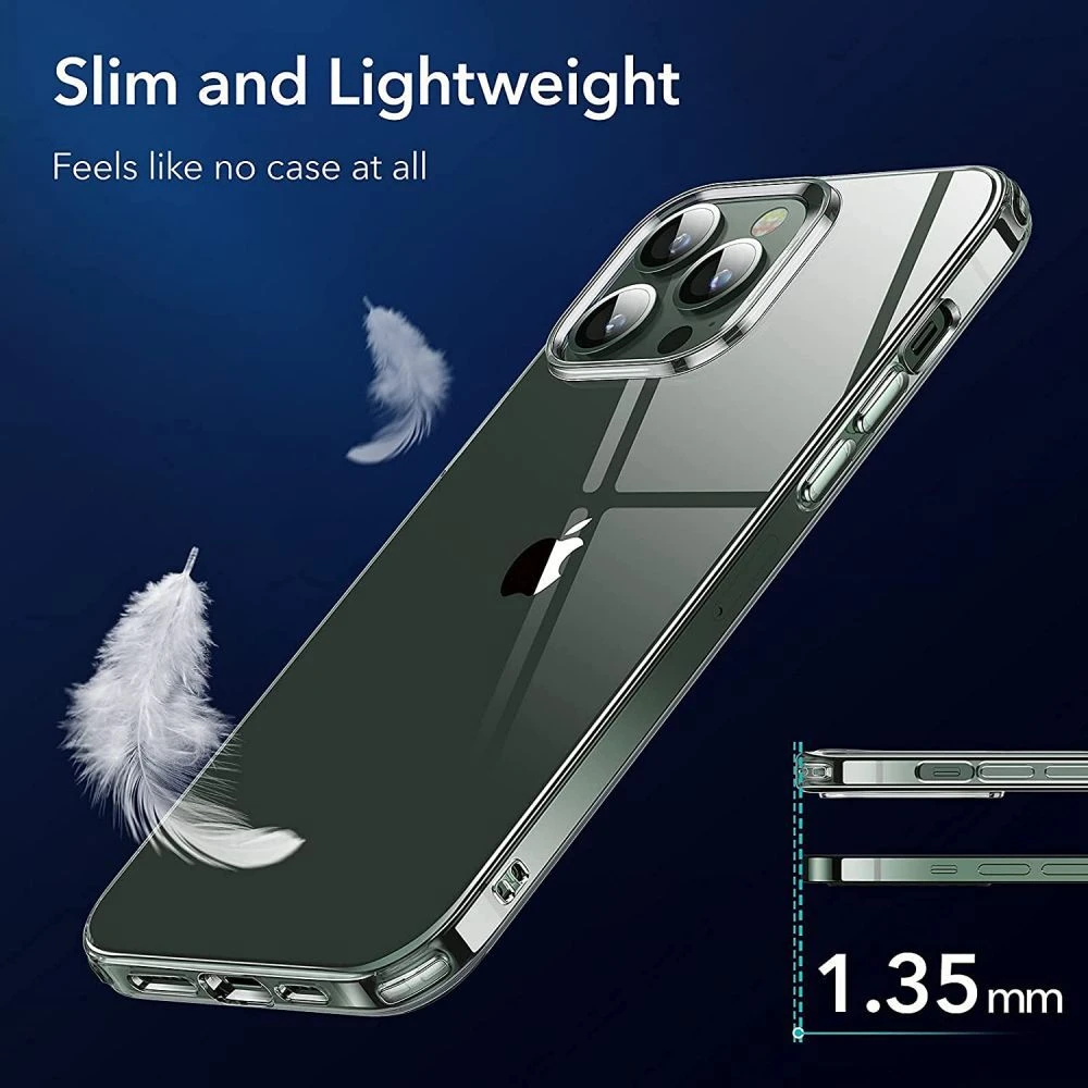 ESR Project Zero Slim Soft TPU Rear Case Cover For Apple IPhone 13 Pro - Clear - Image 5