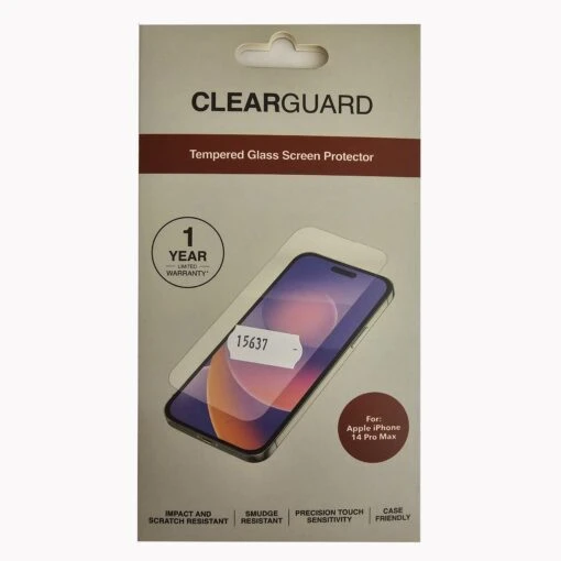 2 X ZAGG ClearGuard Tempered Glass Protector For Apple IPhone 14 Pro Max