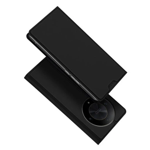 DUX DUCIS Skin Pro Faux Leather Wallet Flip Case For Honor Magic6 Lite/ Honor X9b - Black