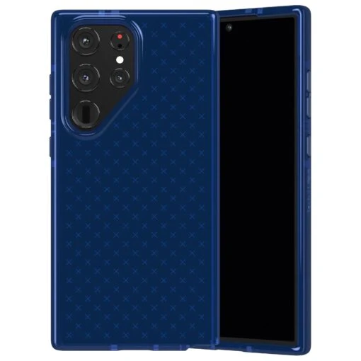 Tech21 EvoCheck Tough Rear Case Cover For Samsung Galaxy S23 Ultra - Midnight Blue