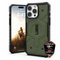 Urban Armor Gear (UAG) Pathfinder MagSafe Tough Case Cover For Apple IPhone 16 Pro Max - Olive
