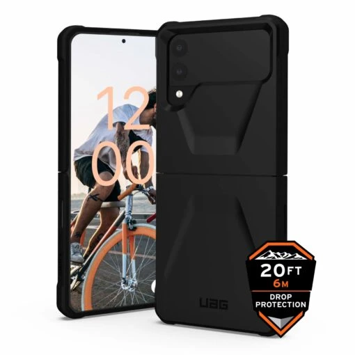 Urban Armor Gear (UAG) Civilian Tough Case For Samsung Galaxy Z Flip4 5G - Black