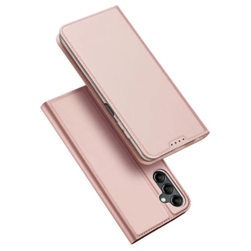 DUX DUCIS Skin Pro Faux Leather Wallet Flip Case For Samsung Galaxy A25 5G - Rose Gold