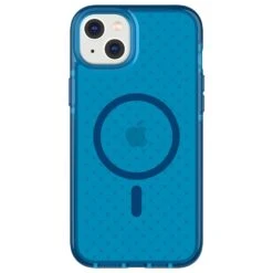 Tech21 EvoCheck Tough MagSafe Rear Case Cover For Apple IPhone 14 Plus - Classic Blue