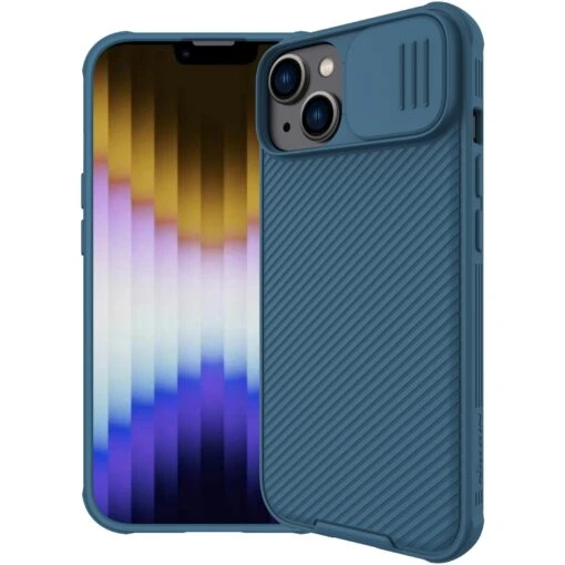 Nillkin CamShield Pro MagSafe Lens Protector Case For IPhone 14 - Blue