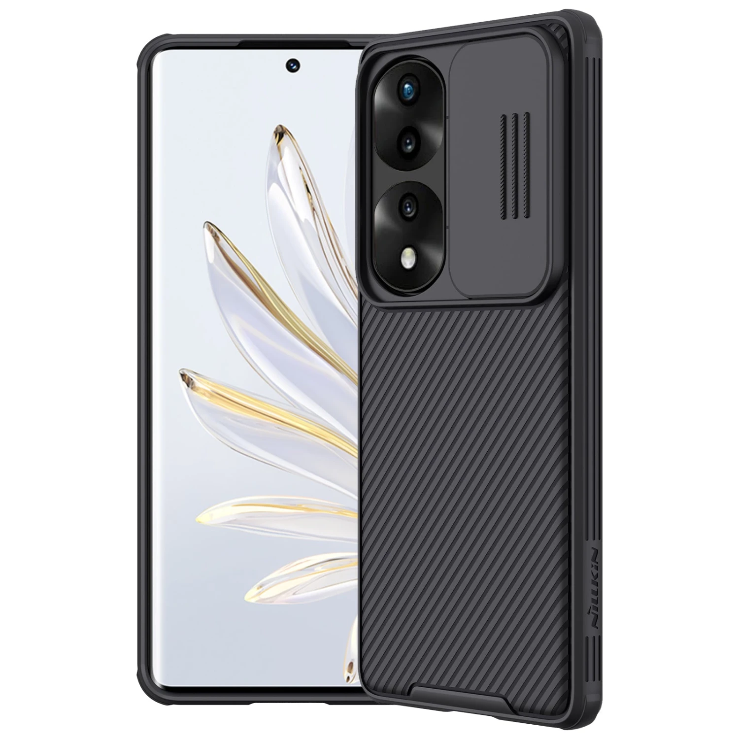 Nillkin CamShield Pro Lens Protector Case Cover For Huawei Honor 70 Pro - Black