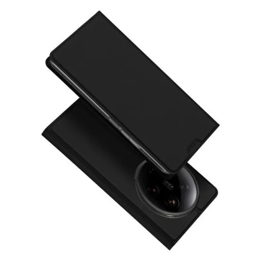 DUX DUCIS Skin Pro Faux Leather Wallet Flip Case For Xiaomi 14 Ultra - Black