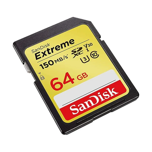 SanDisk Extreme 64GB SDHC UHS-I Class 10 Up To 150MB/S Memory Card - Image 3