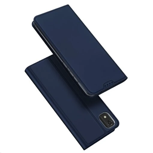 DUX DUCIS Skin Pro Faux Leather Wallet Flip Case For Nokia C2 2nd Edition (2E) - Blue