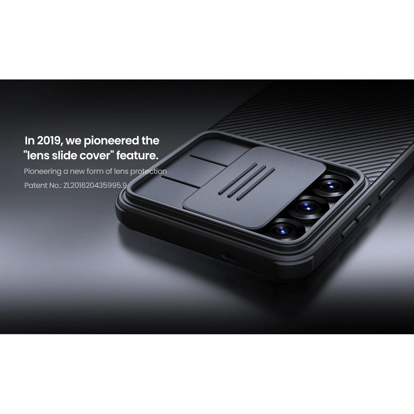 Nillkin CamShield Pro Lens Protector Case Cover For Samsung Galaxy S25 - Black - Image 3